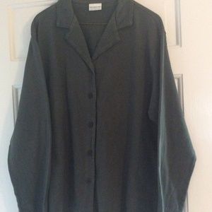 Pacific cotton hunter green shirt